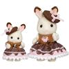 Epoch Sylvanian Families Set Coppia Dolce Cioccolato Coniglio Bambina E Baby