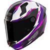 NOLAN Casco Integrale in Carbonio NOLAN X-804 ST VELOCE - (Carbonio/Bianco/Fucsia)