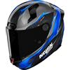 NOLAN Casco Integrale in Carbonio NOLAN X-804 ST VELOCE - (Carbonio/Blu)