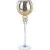 Bizzotto Porta Candela Calice Vetro oro Bizzotto l Creak D13x40h