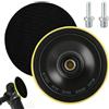 GaxmLou 2 Pezzi Piastra di Supporto 150 mm x M14, Platorelli Abrasivi 150mm, Dischi Levigatura Auto Agrappanti, Per Levigatrici e Lucidatrici Rotative, Metallo, Legno, Marmo, Ceramicae Cura Auto