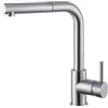 Newform Miscelatore Cucina con Doccetta estraibile Rubinetto Monocomando Lavello colore Acciaio - 63425X50050