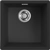 ELLECI LKZ10286 | Lavello da cucina incasso/sospeso in KERATEK ZEN 102 | Colore : Nero
