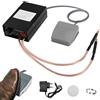 DoeDoefong Saldatore a punti da 8000W per batterie, Spot Welder Saldatore a punti portatile 0,1-0,3mm con uscita a doppio impulso 1-9 velocità regolabile tramite pedale per saldatrici per pacchi batterie 18650