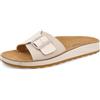 Fly Flot Ciabatta Donna In Microfibra A Fascia Con Fibbia Regolabile, Sottopiede In Pelle, Fodera Traspirante Air Flot CiabattaDonna