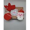 martini SPA - Enjoy Christmas - Kit Natale composto da 3 spugne assortite natalizie, con confezione regalo, 30.5x21.5x9cm, 238g, 3 unità -MADE IN ITALY-