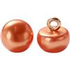 Whakano 10 bottoni in perle con occhiello, 10 mm, bottoni decorativi per cucito e fai da te, bottoni di ricambio per maglioni fai da te, cappotti, camicia, regalo, arancione