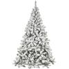 Nataland Albero di Natale Artificiale Verde Innevato Modello Trivor Altezza 270 Cm, Abete Super Folto con Effetto Realistico e Rami Con Aghi Anticaduta