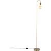 Qazqa facil - Lampada da terra Moderno - 1 luce - L 22 cm - Bronzo - Moderno - Soggiorno I Camera da letto I Sala da Pranzo I Cucina