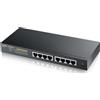 Zyxel GS1900-8HP Managed L2 Gigabit Ethernet (10/100/1000) Power over Ethernet (PoE) Nero