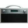 elta Radio DAB+ ELTA con sveglia, display LCD, custodia in legno, colore argento/grigio