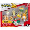 Jazwares Set di 8 figure Pokemon pronte per la battaglia