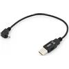 System-S Cavo adattatore System-S Micro USB con spina angolata a 90° 20 cm
