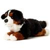 Uni Toys Uni-Toys - Bovaro del Bernese, in posizione sdraiata - 38 cm (lunghezza) - Cane in peluche, animale domestico - Peluche, pupazzo