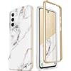 Merkloos Custodia Solidchoice per Samsung Galaxy S21 FE, con motivo marmorizzato