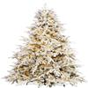 Bizzotto Albero di Natale Ritter Innevato H 270 cm con 6011 Rami e 10000 LED