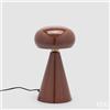 EDG Enzo De Gasperi Lampada da Tavolo Fungo Glossy Brown H34 Ø21 cm IP20 - Uso Interno