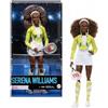 Barbie Signature Serena Williams Bambola da collezione | Bambola con tenuta da tennis, racchetta e pallina, con confezione da collezione, dai 6 anni in su, JJX58