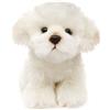 Uni-Toys - Maltese - 18 cm (altezza) - cane di peluche, animale domestico - peluche