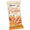 Generico Falcone - Cuore di Crostata farcitura di Albicocca e Pesca con Farina di Saragolla da 60g - Confezione da 44 monoporzioni da 60g -