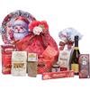 Speciale Italia Cesti Natalizi Speciale Italia - Cesto Natalizio Gastronomico Tulle, Confezione Regalo Natale con Panettone da 500g, Prodotti Gastronomici e Dolciari, 10 pezzi