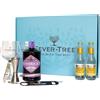 Generico Gin&Tonic Hendrick's Gin Grand Cabaret Box - Cocktail Kit per Mixology con Due Coppe da Gin in Vetro - Box confezione Regalo - Vol 43,4° 700ml