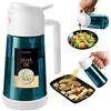 TrendPlain Spruzzino Olio per Friggitrice Aria 470ml, Dosatore Olio 2 in 1, Oliera Spray per Cucina, Insalata e Aceto, Accessori Cucina senza BPA (Bianco)