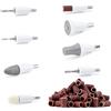 AOMEES Set di accessori per fresa per unghie, 9 pezzi, accessori per manicure e pedicure, per la rimozione di gel, acrilico e calli, set professionale per principianti e professionisti
