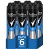 Rexona Cobalt Deodorante 6 x 200 ml (Totale: 1200 ml).