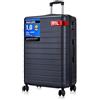 Shavont Bagaglio da Stiva Grande, Valigia Trolley Rigida in ABS+PC | 4 Ruote Girevoli a 360°, Lucchetto Integrato e Struttura Rigida, Grande Capacità per Vacanze e Viaggi di Lavoro
