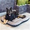 4L Textil ELLA Cuccia per Cani in Ecopelle Grande XL - Cuscino, Lettino, Materasso (M - 90x70 cm, Grigio)