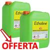 Ethaline Bioetanolo Liquido per Camini e Stufe - Confezione Da 10 Lt - CONFEZIONE RISPARMIO