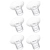 Hranio Inserti flangiati per tiralatte e accessori Kit di dimensionamento della flangia compatibile con Momcozy Inserto flangia per tiralatte Lansinoh/Spectra/Haakaa/Nullie/Medela tiralatte elettrico (19 mm