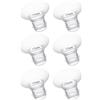 Hranio Inserti flangiati per tiralatte e accessori Kit di dimensionamento della flangia compatibile con Momcozy Inserto flangia per tiralatte Lansinoh/Spectra/Haakaa/Nullie/Medela tiralatte elettrico (17 mm