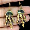 Egemdiamond 925 Orecchini Argento Sterling Rotondo Rubino Myanmar Mop Meduse Gemma Gioielli