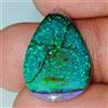 Handmade 03.80 Cts Opale Monarch Cabochon Goccia Forata 15x22x2 mm Pietra Sciolta