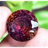 Gemsmyriad Non Trattato Naturale Bi-Colore Ametrino 30.30 Carati Rotondo Agrati Certificato