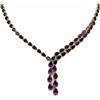 PNG Collana PNG In argento Sterling 925 con Amethyst viola e Iolite 17.0 In