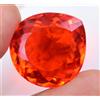 Gemscopious 50.70 KT Perfetto Naturale Australiano Arancione Opale Certificato Pera Loose
