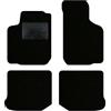 QUEMAR Tappetini Auto per Golf IV 1997-2006, Bordo Nero, 0 Ricami | Kit Tappeti Moquette e Gomma su Misura / Set 2 Anteriori + 2 Posteriori / Ricami e Colori Personalizzati / Antiscivolo