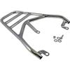 2EXTREME portapacchi cromato compatibile con Peugeot Kisbee, bauletto/borsa | Fornito senza materiale di fissaggio necessario al montaggio; supporto da carico in finitura cromo, destinato a scooter.