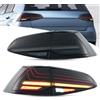 VLAND Motor VLAND Luci posteriori a LED compatibili con Golf MK7 Hatchback 2013-2017, Golf MK7.5 necessita di adattatore, con indicatori dinamici, nero