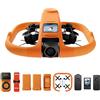 HOVERAir AQUA Telecamera Volante, Drone Impermeabile IP67, Land & Sea Combo | Fotocamera Seguimi per sport acquatici, 34 mph, slow motion 4K 100 fps HDR, 10+ modalità di volo e controllo manuale