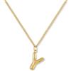 GD GOOD.designs Collana Lettera Oro Bubble | Ciondolo con Iniziale in Acciaio Inossidabile Placcato Oro 18K - Resistente all'Acqua & Anallergico | Collana Donna A - Z