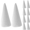 Happyyami 12 Cono in polistirolo Cono di Schiuma Natalizie centrotavola Albero di Natale Decorazioni per bricolage e Fai da Te modellismo, Fai da Te, Decorazioni per la casa 14.4cm