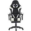 Walden Sedia da gaming, ergonomica, da ufficio, da gaming, schienale regolabile, sedia girevole da corsa, ufficio, computer, ergonomica, videogioco (blue3)