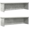 Generico Scaffali da Cucina Impilabili 2 pz Grigio Cemento 50x15x16 cm,Casa e Giardino,Cucina e pranzo,Strumenti e utensili cucina,Armadi da cucina,Contenitori e supporti per utensili da cucina-860488