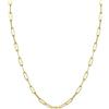 PROSILVER Catenina Collana Argento 925 Donna Lunga 36-61cm, 1,7mm/3,3mm Collana Donna Argento/Oro/Oro Rosa in Oro Bianco, Collana Graffette a Maglie Ovali, Collana Ragazza Donna Idee Regalo.