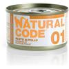 Natural Line Natural Code Alimento per Gatti 01 Filetti di Pollo 85 g