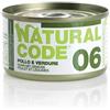 Natural Line Natural Code Alimento per Gatti 06 Pollo e Verdure 85 g